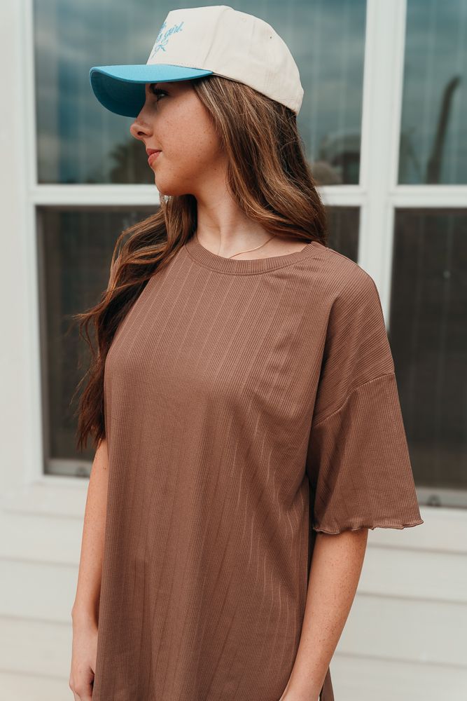 Chestnut Ribbed Knit Top and Pant Set WL24 - 8803 - Southern Soule Designs