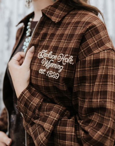 Chocolate Not My First Rodeo Jacket BRJ3974 - Southern Soule Designs