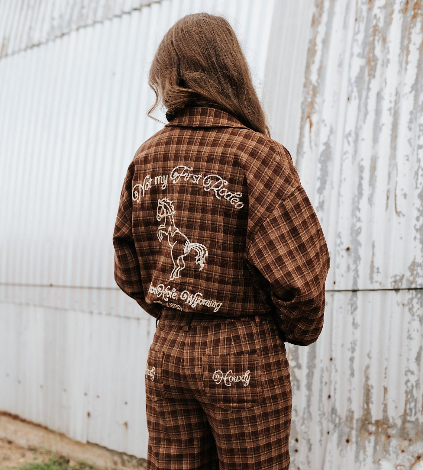 Chocolate Not My First Rodeo Jacket BRJ3974 - Southern Soule Designs