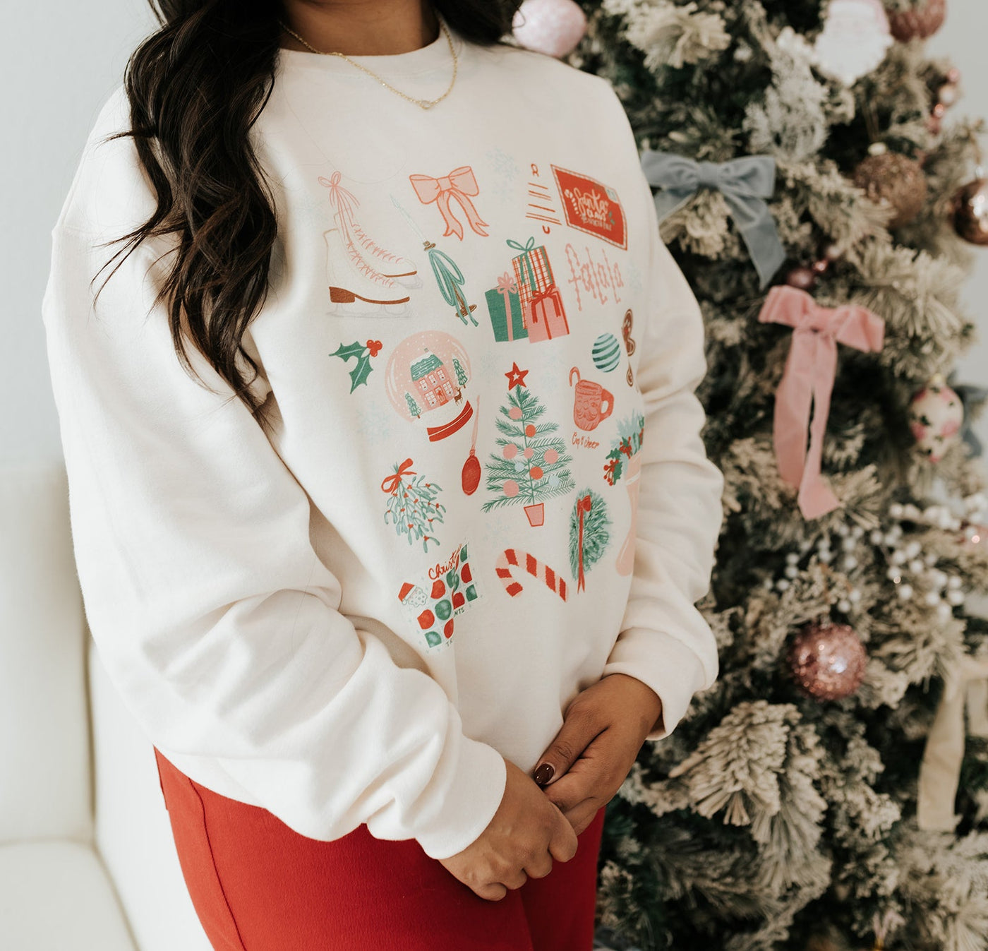 Christmas Collage Graphic Sweatshirt - Southern Soule Designs