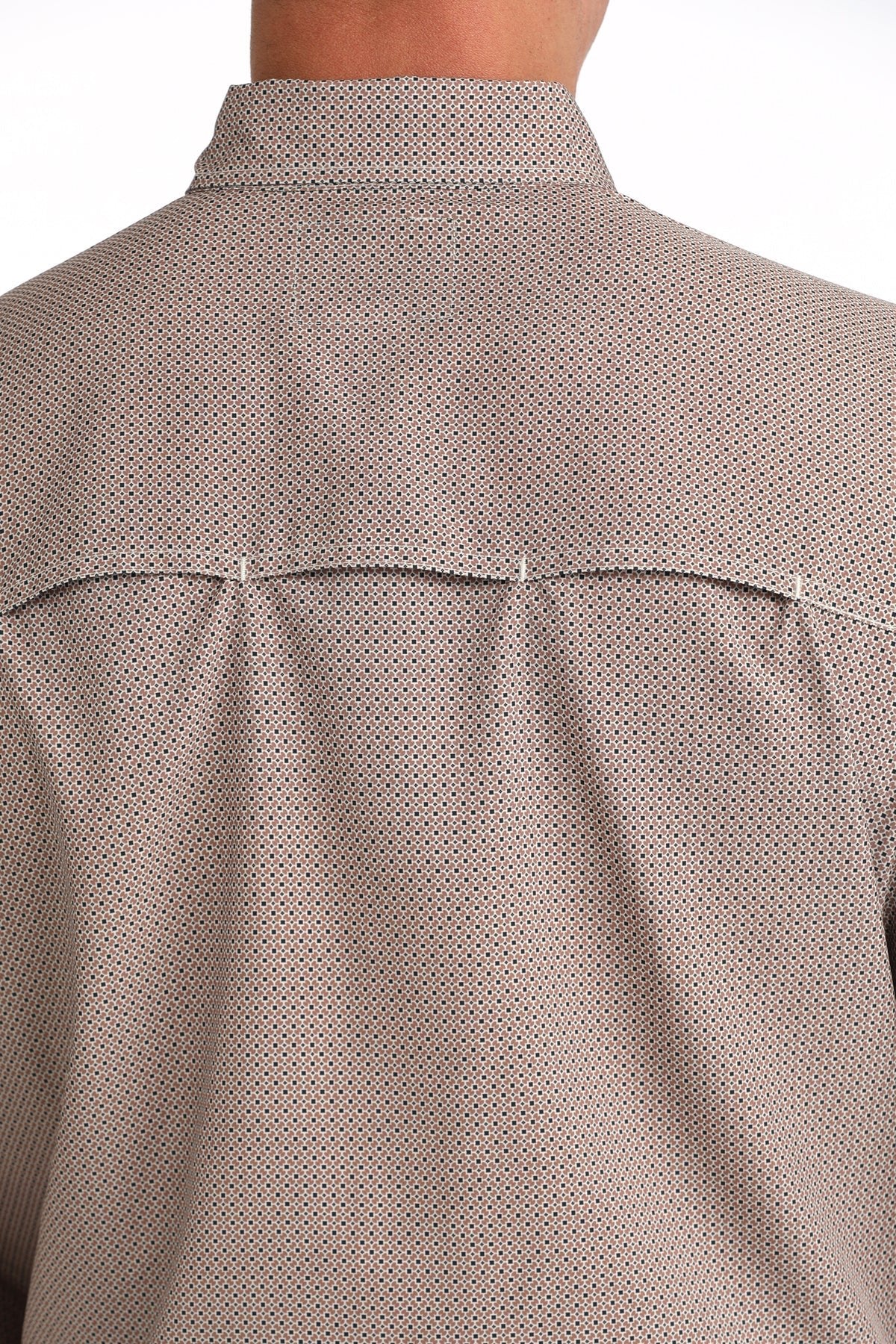Cinch Arenaflex SS Print Shirt Brown MTW1725006 - Southern Soule Designs