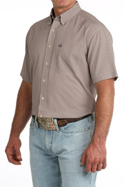 Cinch Arenaflex SS Print Shirt Brown MTW1725006 - Southern Soule Designs
