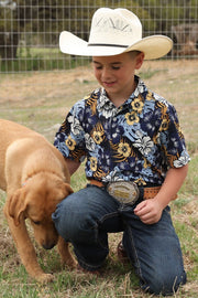 Cinch Boys Polo Multi MTK7600015 - Southern Soule Designs