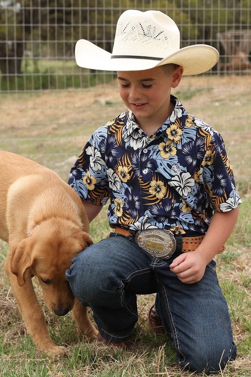 Cinch Boys Polo Multi MTK7600015 - Southern Soule Designs