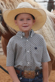 Cinch Boys Short Sleeve Print Shirt Multi MTW7140039 - Southern Soule Designs