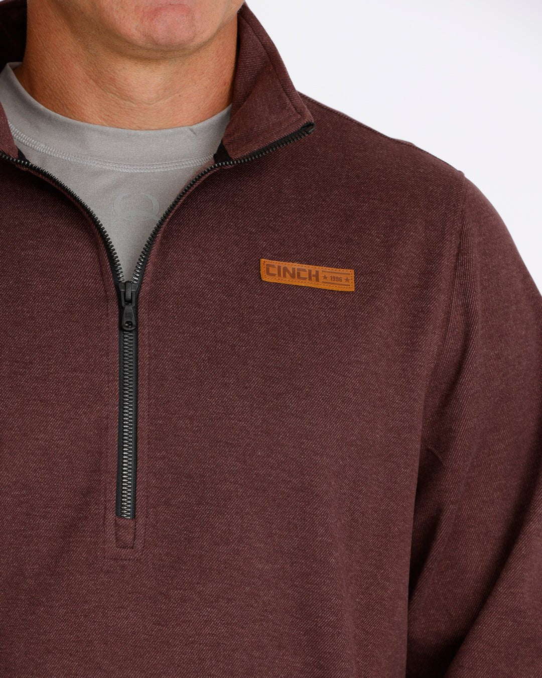 Cinch Men's 1/2 Zip Pullover Purple MWK1913006 - Southern Soule Designs