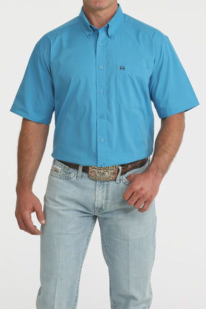 Cinch Men's ArenaFlex Short Sleeve Blue MTW1725004 - Southern Soule Designs
