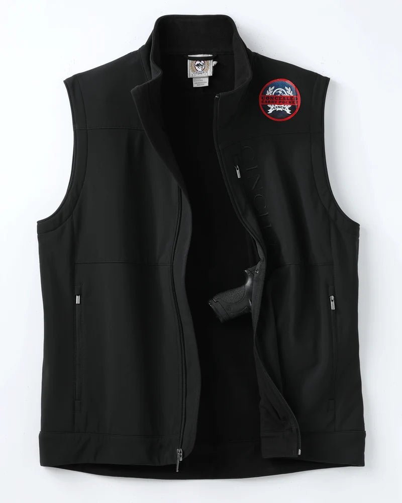 Cinch Men's Black Vest MWV1082001 - Southern Soule Designs
