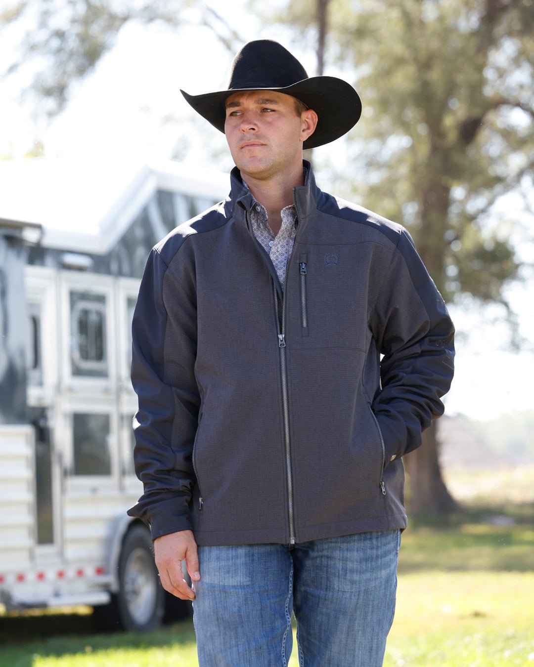 Cinch Men's Bonded Jacket Brown MWJ1946001 - Southern Soule Designs