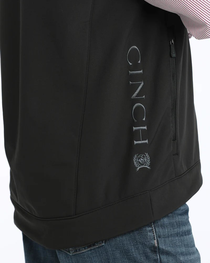 Cinch Men's Bonded Vest Black MWV1012010 - Southern Soule Designs