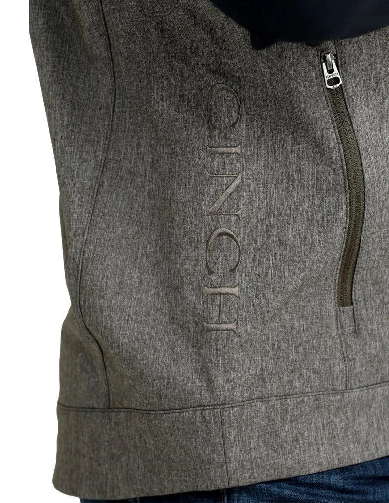 Cinch Men's Bonded Vest with Concealed Carry Pocket Olive MWV1541011 - Southern Soule Designs