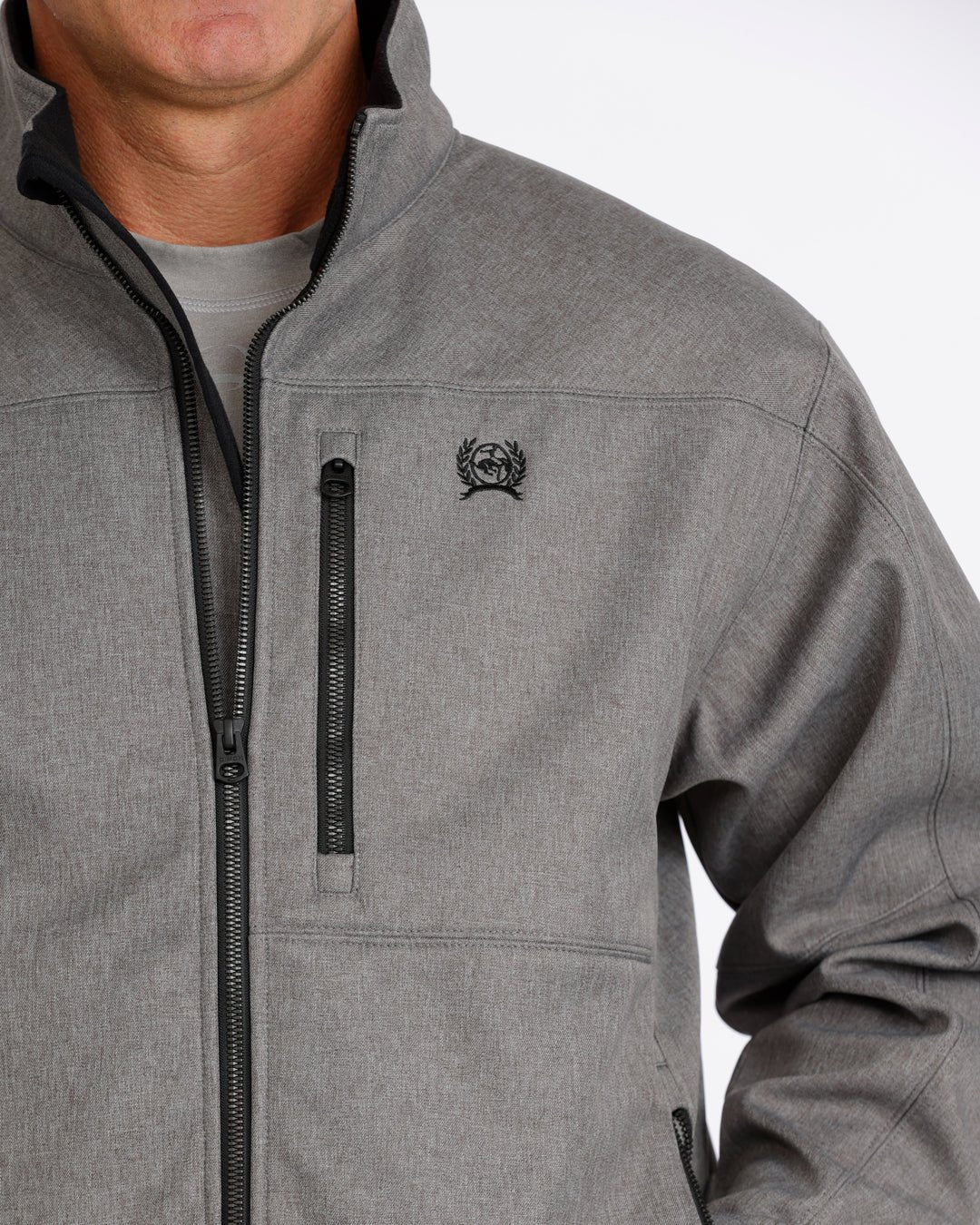 Cinch Men's Concealed Carry Bonded Jacket Gray MWJ1537008 - Southern Soule Designs