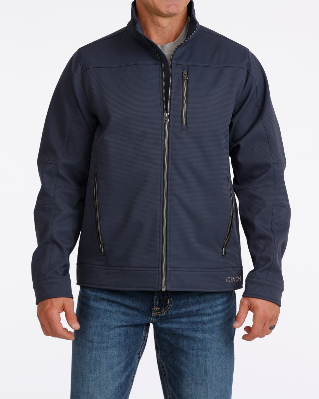 Cinch Men's Concealed Carry Bonded Jacket Navy MWJ1539008 - Southern Soule Designs