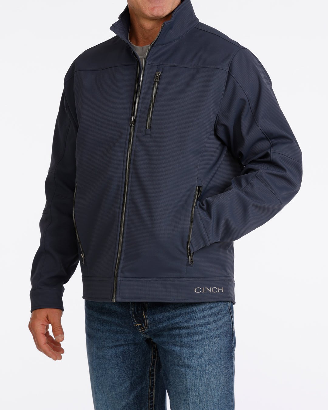 Cinch Men's Concealed Carry Bonded Jacket Navy MWJ1539008 - Southern Soule Designs