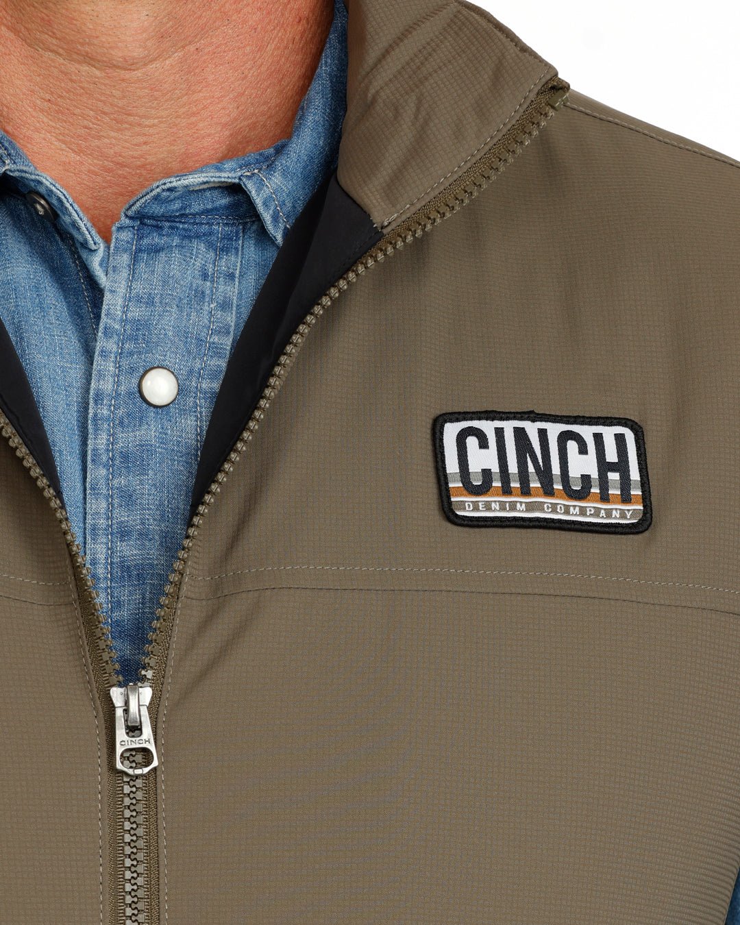 Cinch Men's Lightweight Vest Green MWV1955002 - Southern Soule Designs