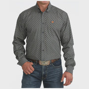 Cinch Men's Long Sleeve Print Shirt Navy MTW106131 - Southern Soule Designs