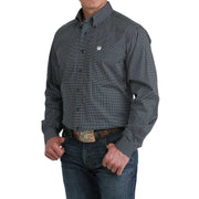 Cinch Men's Long Sleeve Print Shirt Navy MTW1106079 - Southern Soule Designs