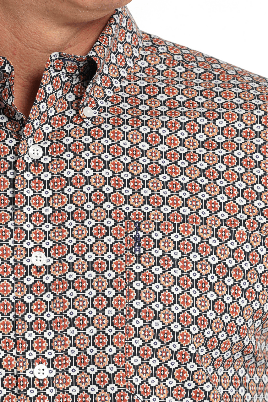 Cinch Men's Modern Fit Medallion Print Long Sleeve Western Shirt - Multi MTW1347120 - Southern Soule Designs