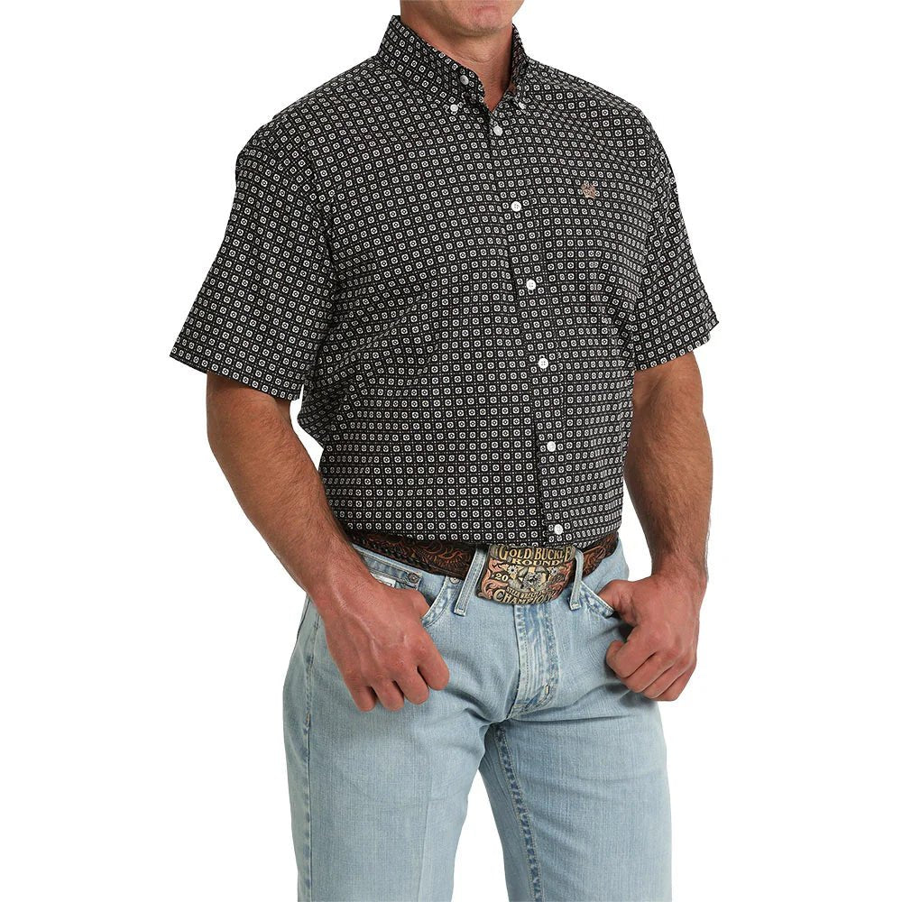 Cinch Men's Navy Short Sleeve Shirt MTW1111519 - Southern Soule Designs