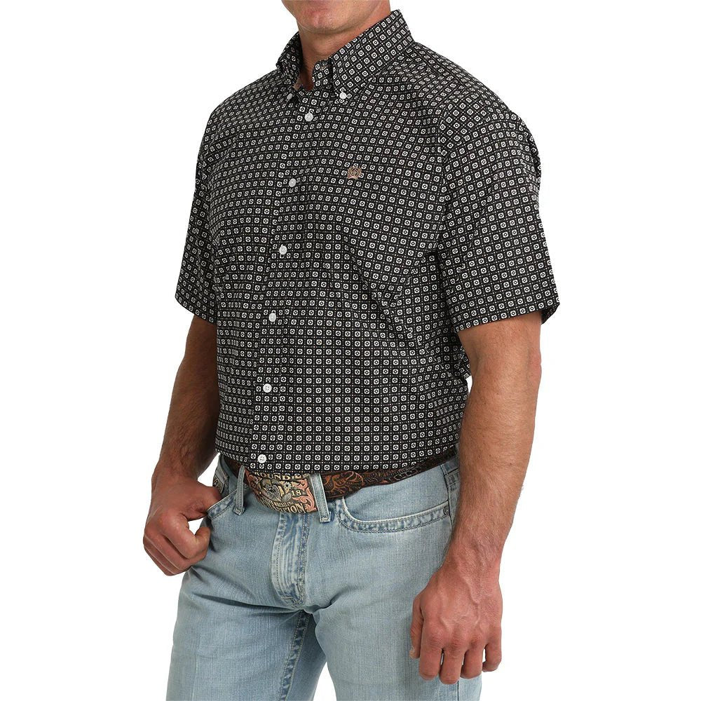Cinch Men's Navy Short Sleeve Shirt MTW1111519 - Southern Soule Designs