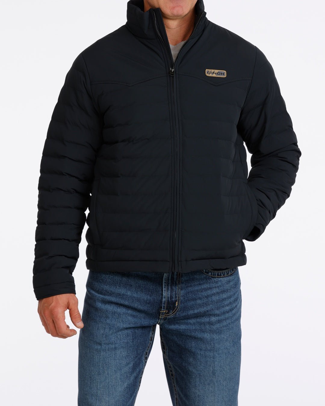Cinch Men's Quilted Jacket Black MWJ1954001 - Southern Soule Designs