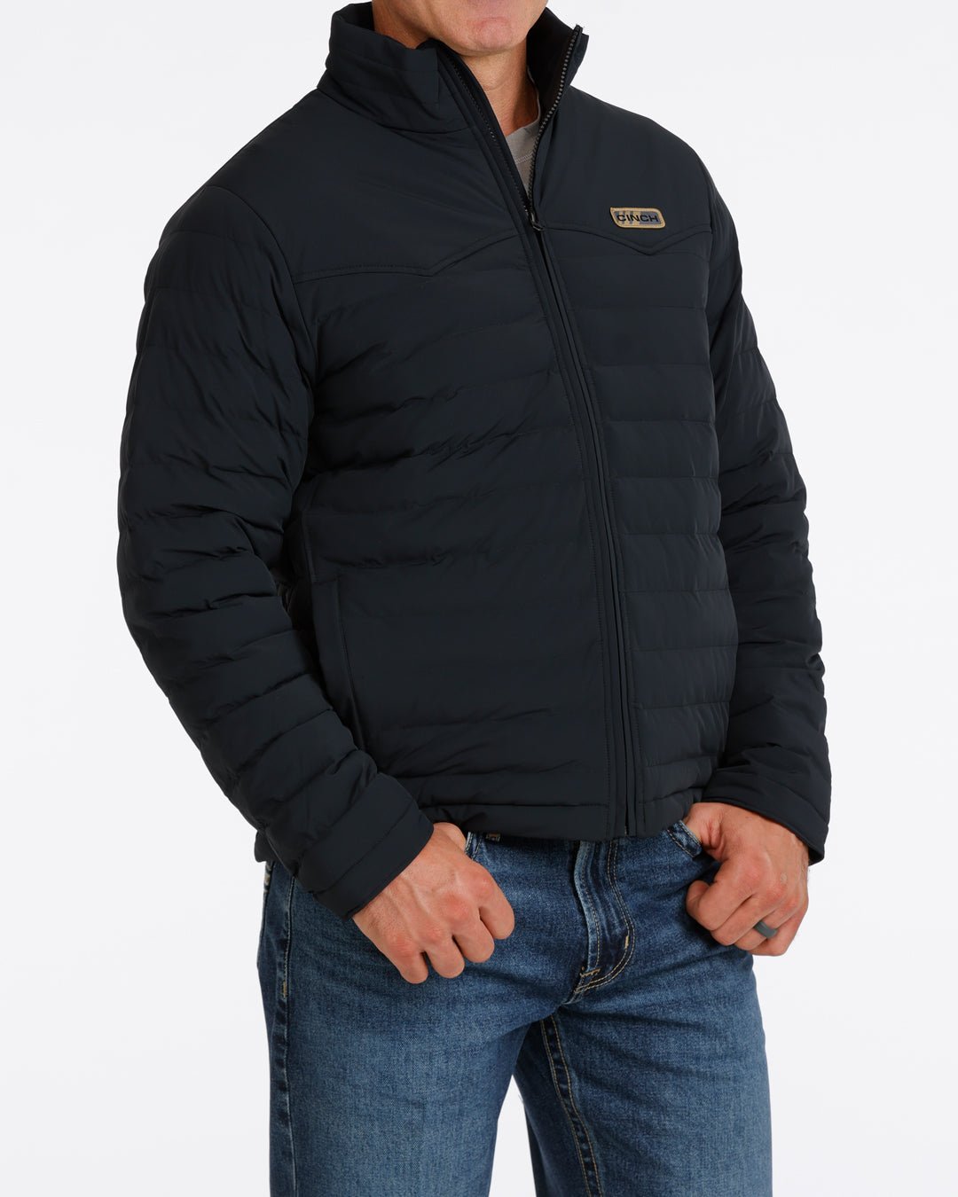 Cinch Men's Quilted Jacket Black MWJ1954001 - Southern Soule Designs