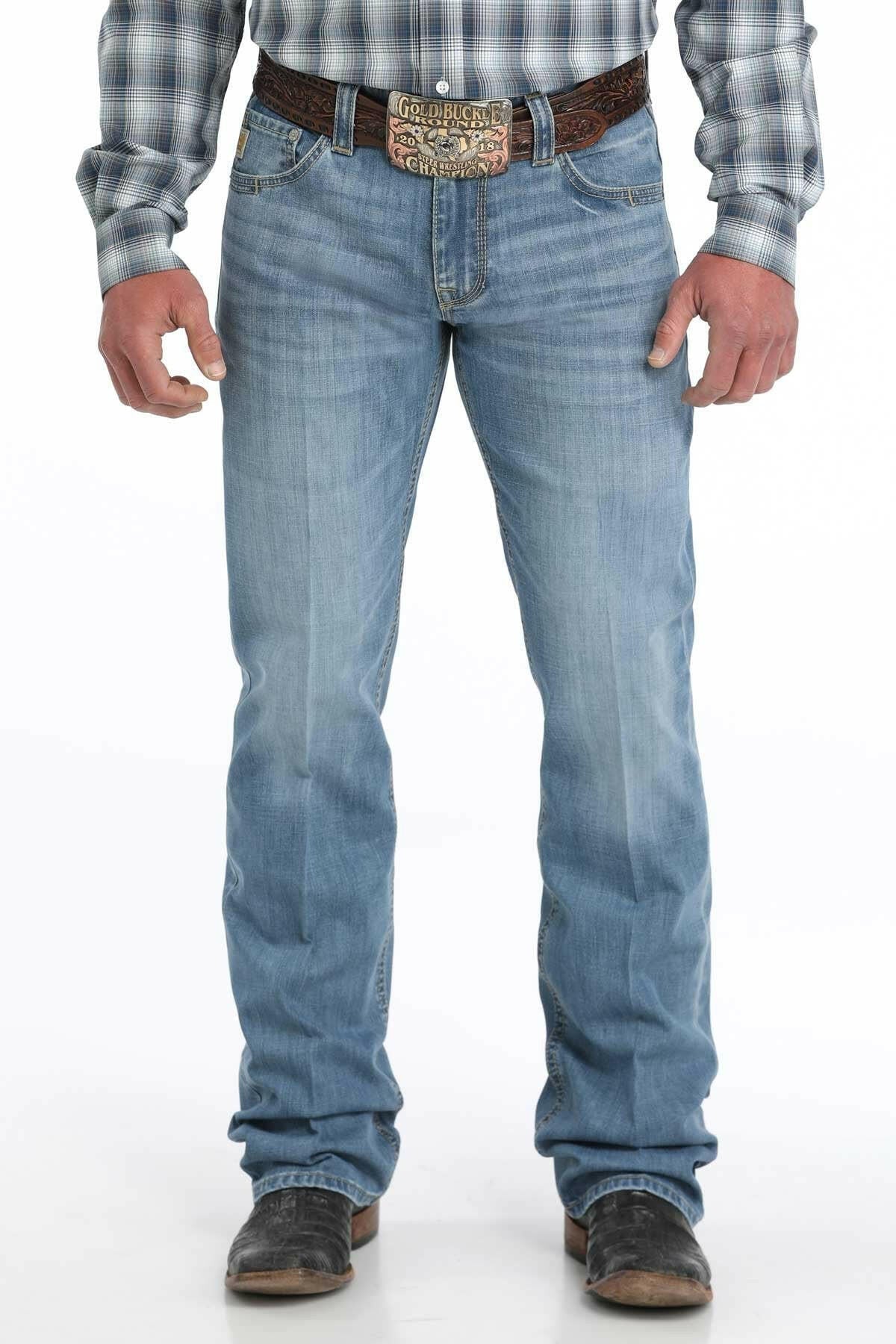 Cinch Men's Relaxed Fit Carter 2.0 Jean Light Stone MB71934022 - Southern Soule Designs