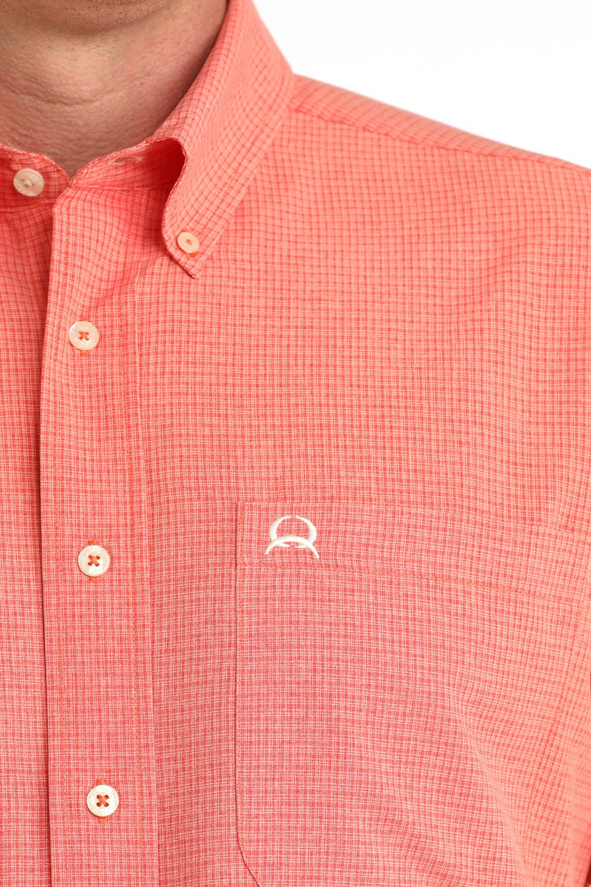 Cinch Men's Short Sleeve Plaid Arenaflex Shirt MTW1725003 - Southern Soule Designs