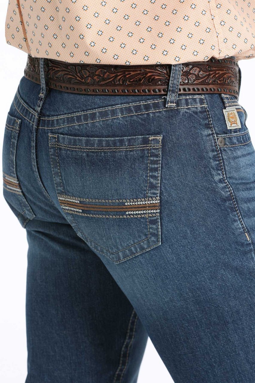 Cinch Men's Slim Fit Ian Jean Medium Stone MB30736001 - Southern Soule Designs