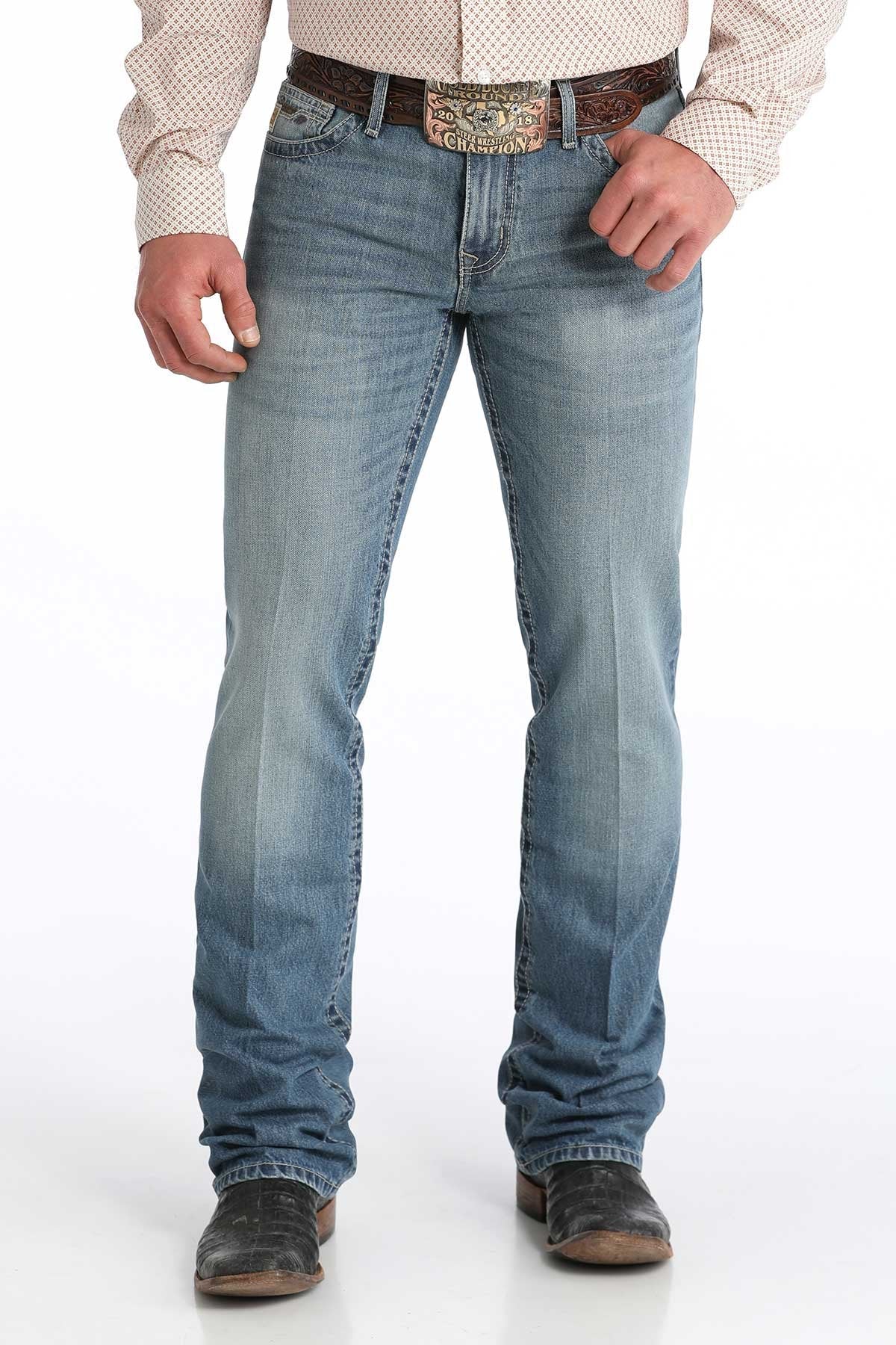 Cinch Men's Slim Fit Ian - Medium Stone MB30136001 - Southern Soule Designs