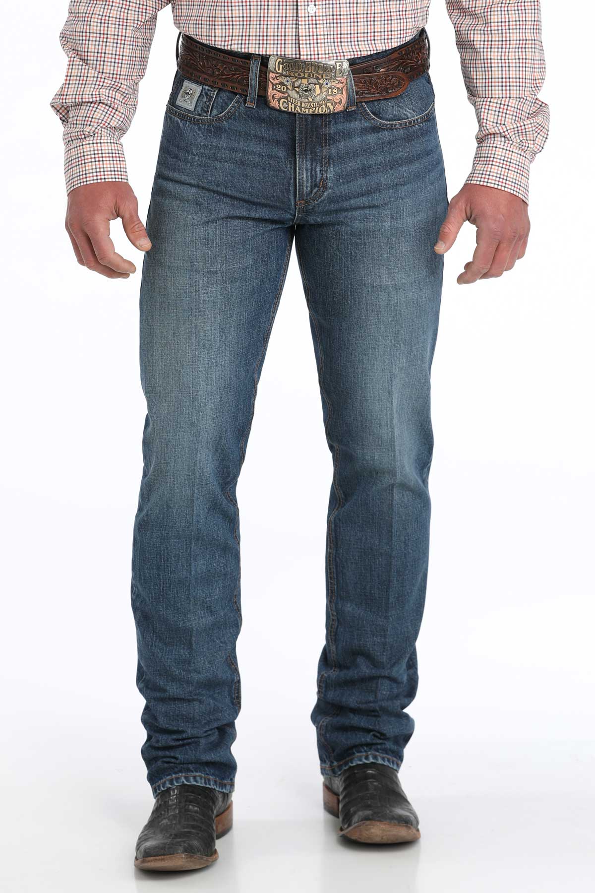 Cinch Men's Slim Fit Silver Label - Medium Stone MB98034023 - Southern Soule Designs