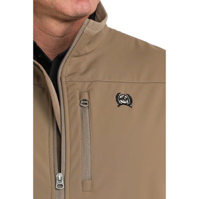Cinch Men's Windproof Vest Khaki MWV1099011 - Southern Soule Designs