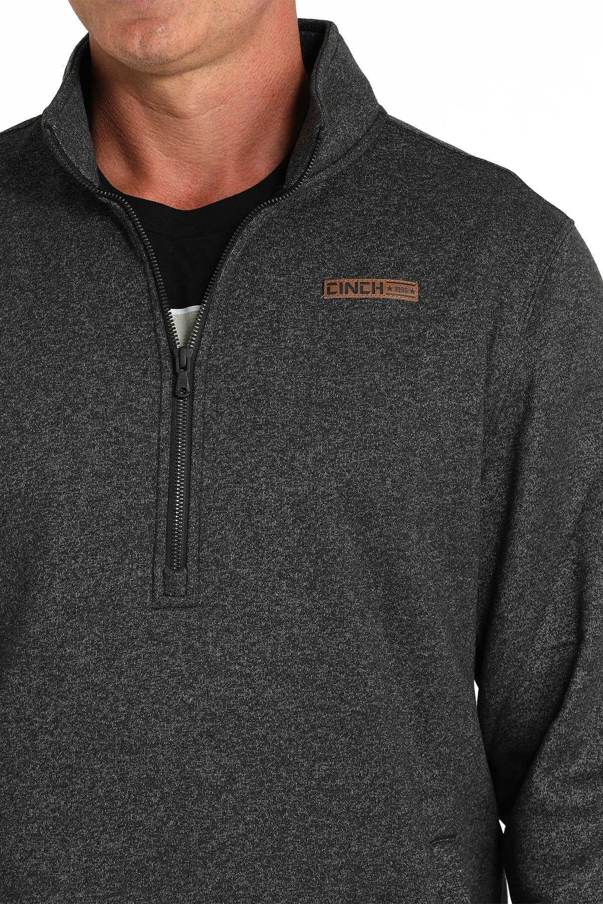 Cinch MNS 1/2 Zip Pullover Black MWK1913001 - Southern Soule Designs