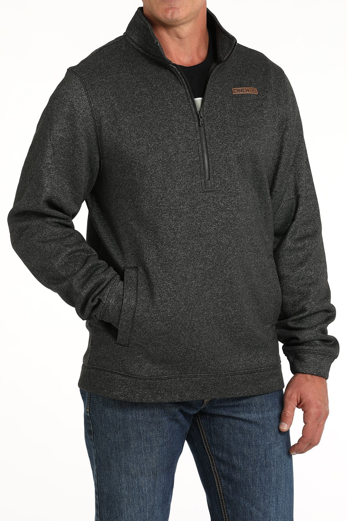 Cinch MNS 1/2 Zip Pullover Black MWK1913001 - Southern Soule Designs