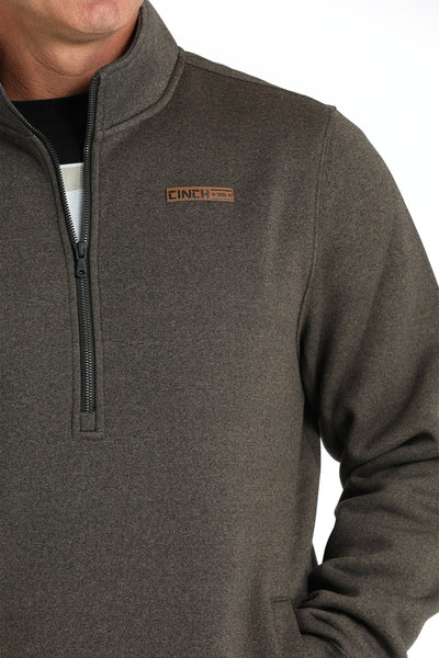 Cinch MNS 1/2 Zip Pullover Brown MWK1913002 - Southern Soule Designs