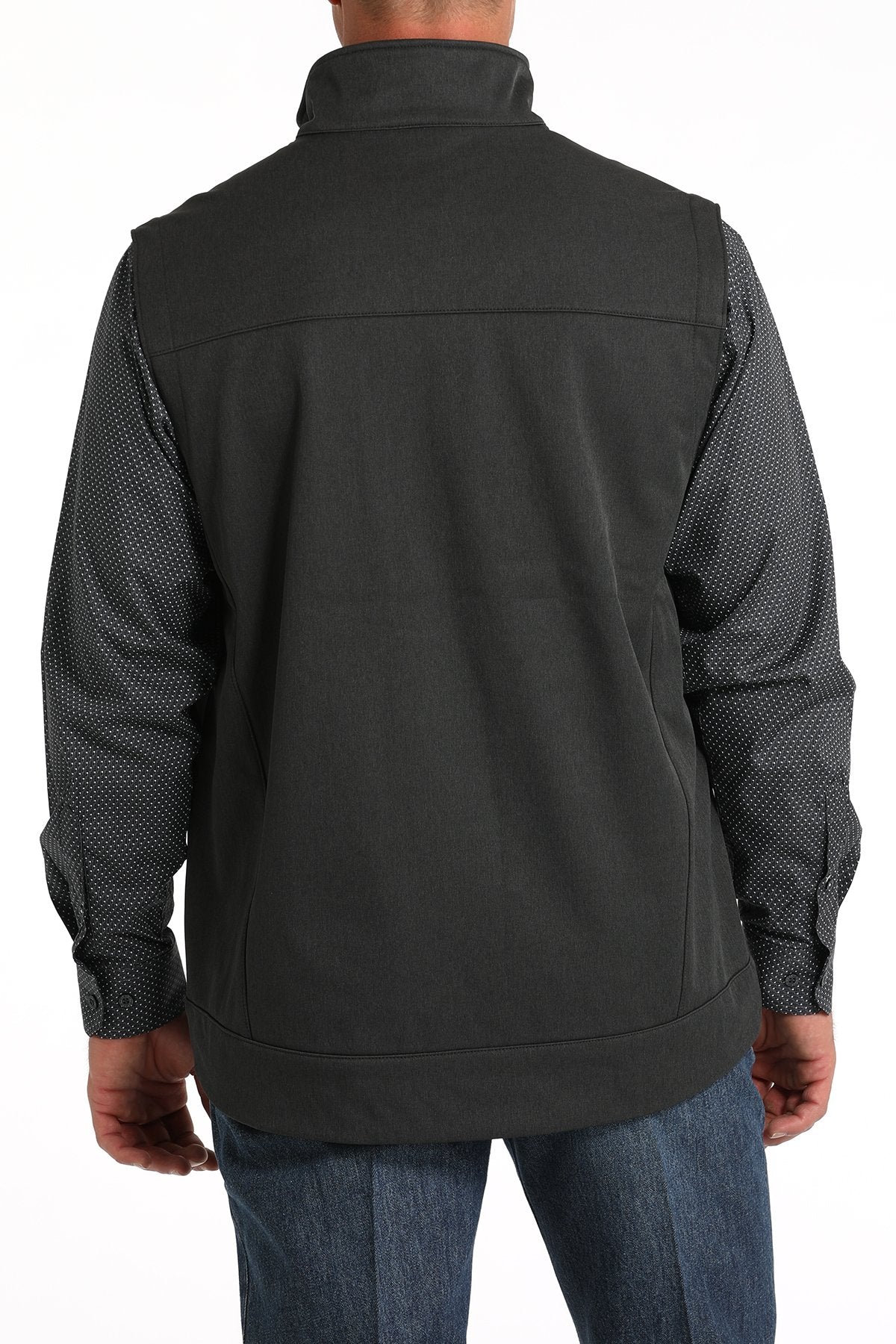 Cinch MNS Black Bonded Vest MWV1515019 - Southern Soule Designs