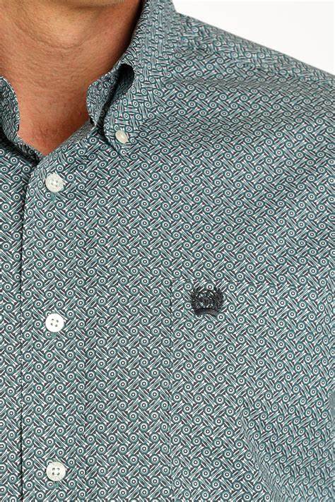 Cinch MNS Green LS Print MTW1105758 - Southern Soule Designs