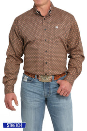 Cinch MNS Long Sleeve Medallion Print Black MTW1105833 - Southern Soule Designs