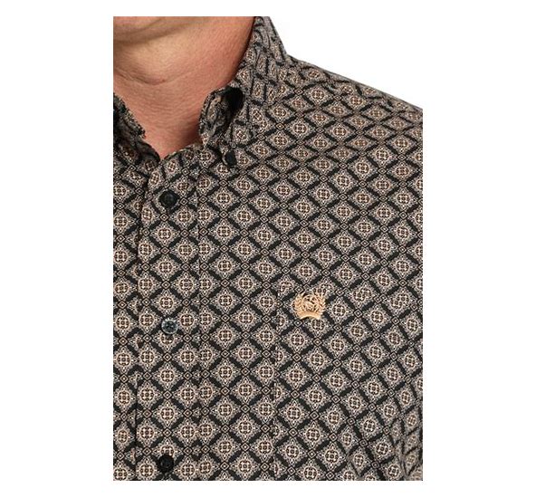 Cinch MNS Long Sleeve Print Black MTW1105836 - Southern Soule Designs