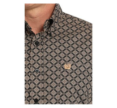 Cinch MNS Long Sleeve Print Black MTW1105836 - Southern Soule Designs