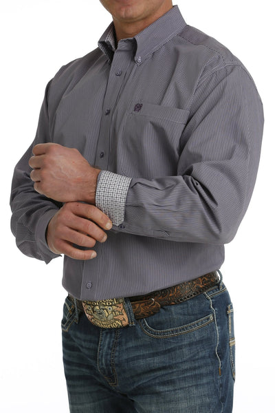 Cinch MNS Purple LS Stripe MTW1105736 - Southern Soule Designs