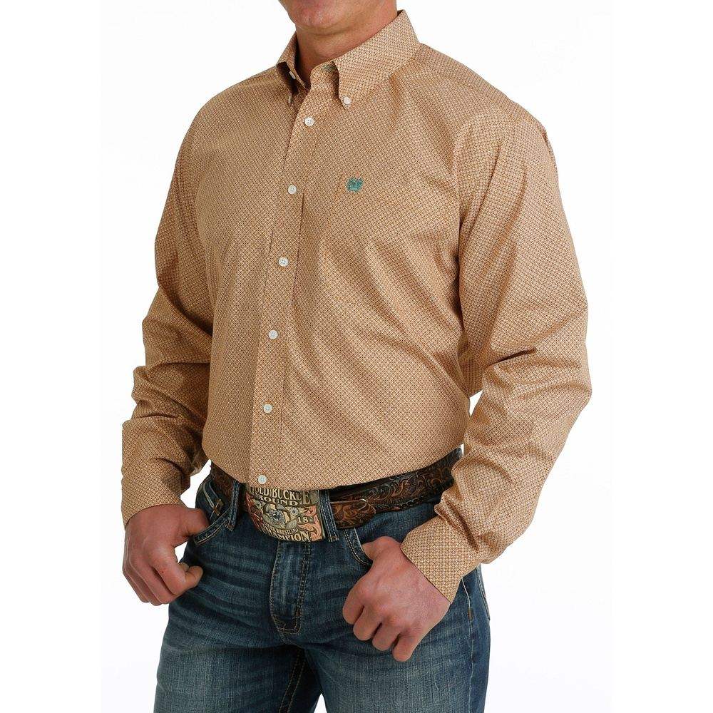 Cinch MTW1105714 MNS Brown LS Print - Southern Soule Designs