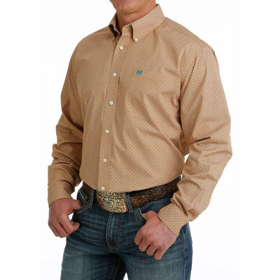 Cinch MTW1105714 MNS Brown LS Print - Southern Soule Designs