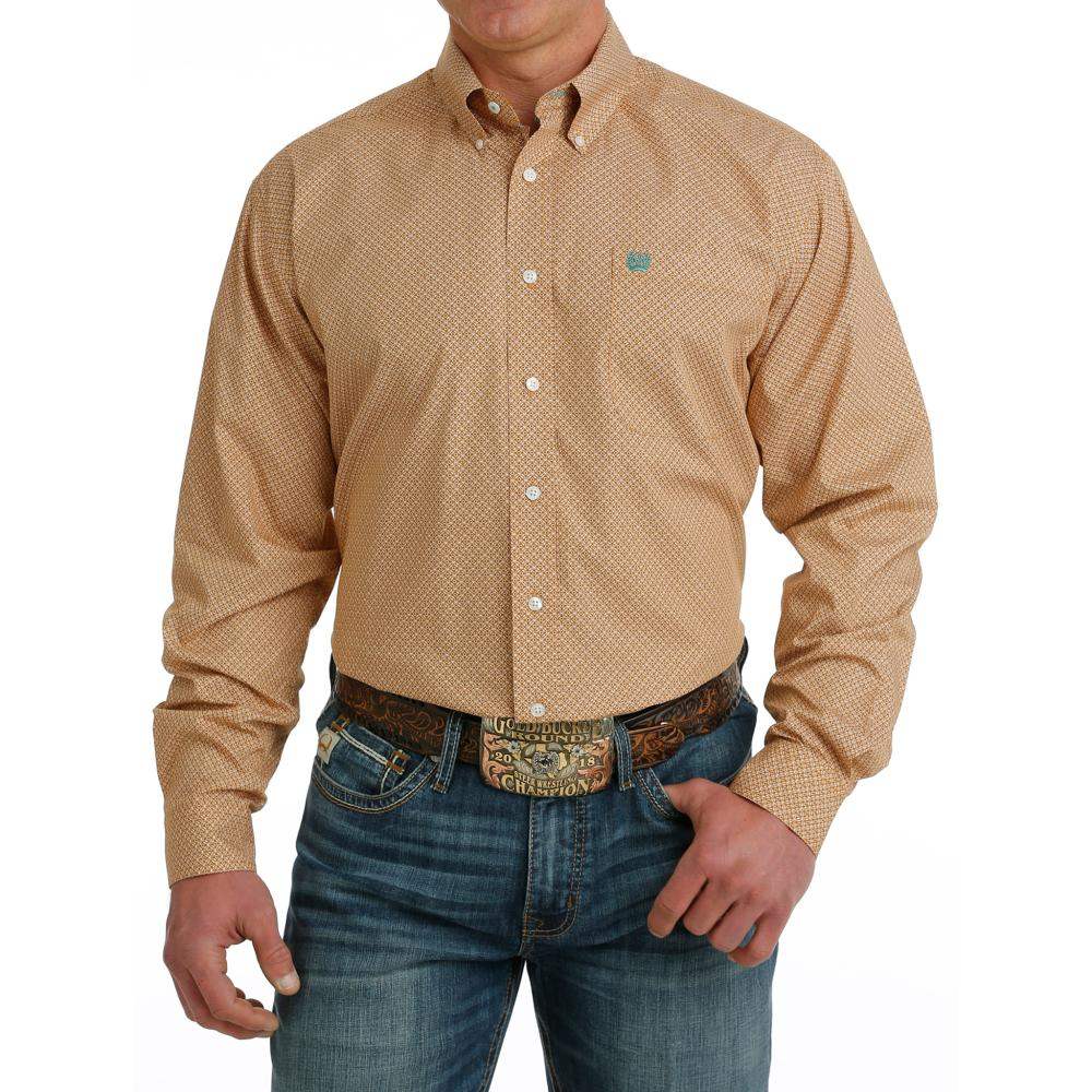 Cinch MTW1105714 MNS Brown LS Print - Southern Soule Designs