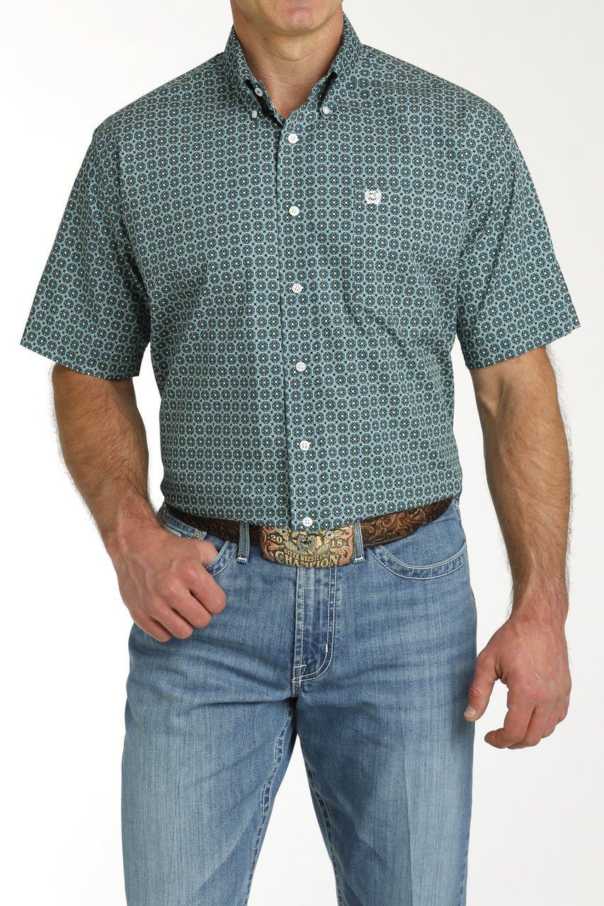 Cinch MTW1111464 Teal SS Print - Southern Soule Designs
