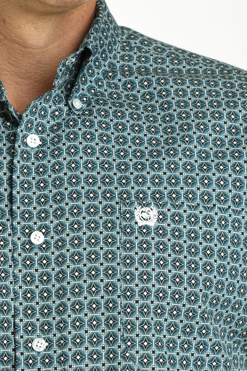Cinch MTW1111464 Teal SS Print - Southern Soule Designs