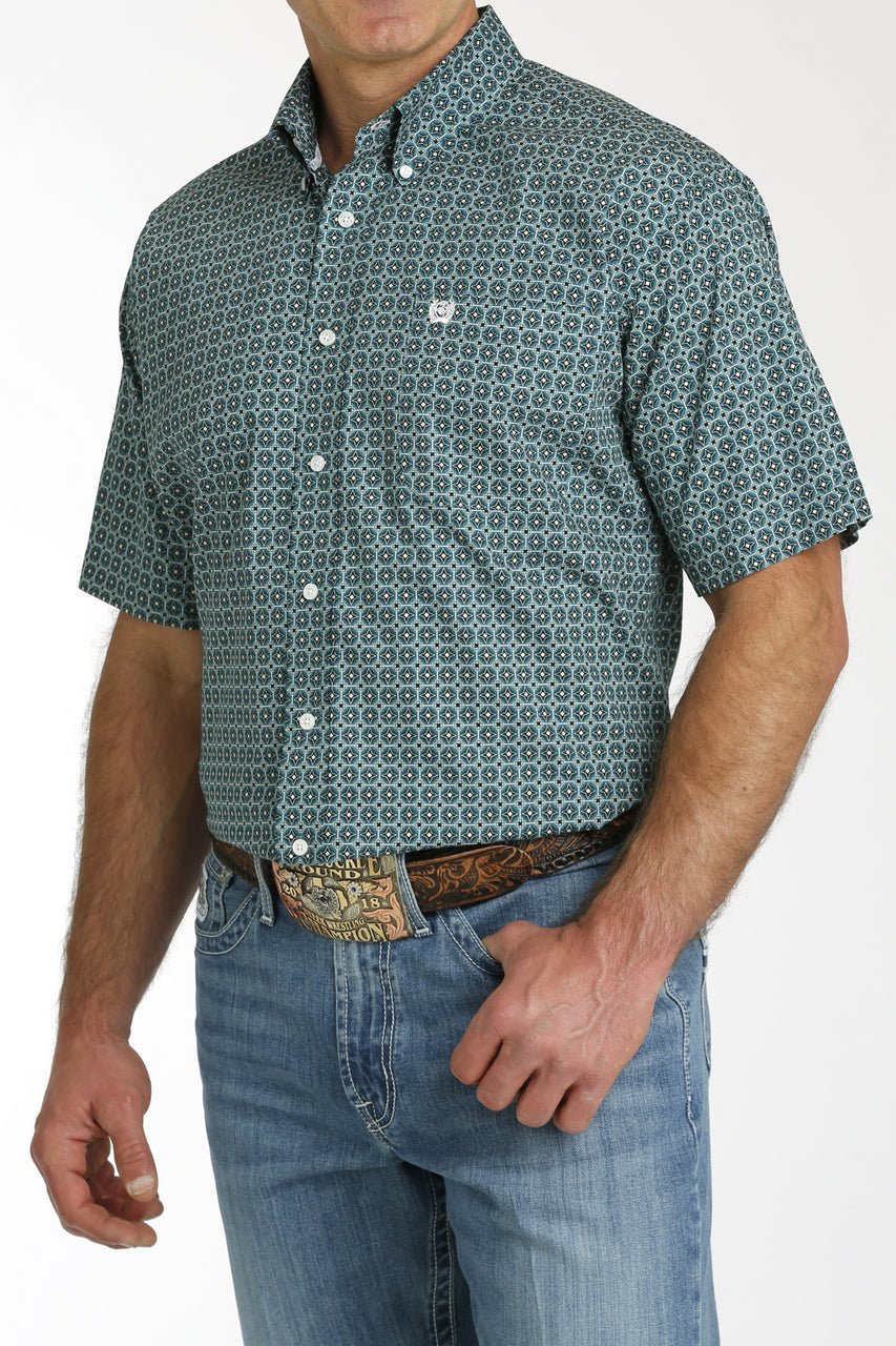 Cinch MTW1111464 Teal SS Print - Southern Soule Designs