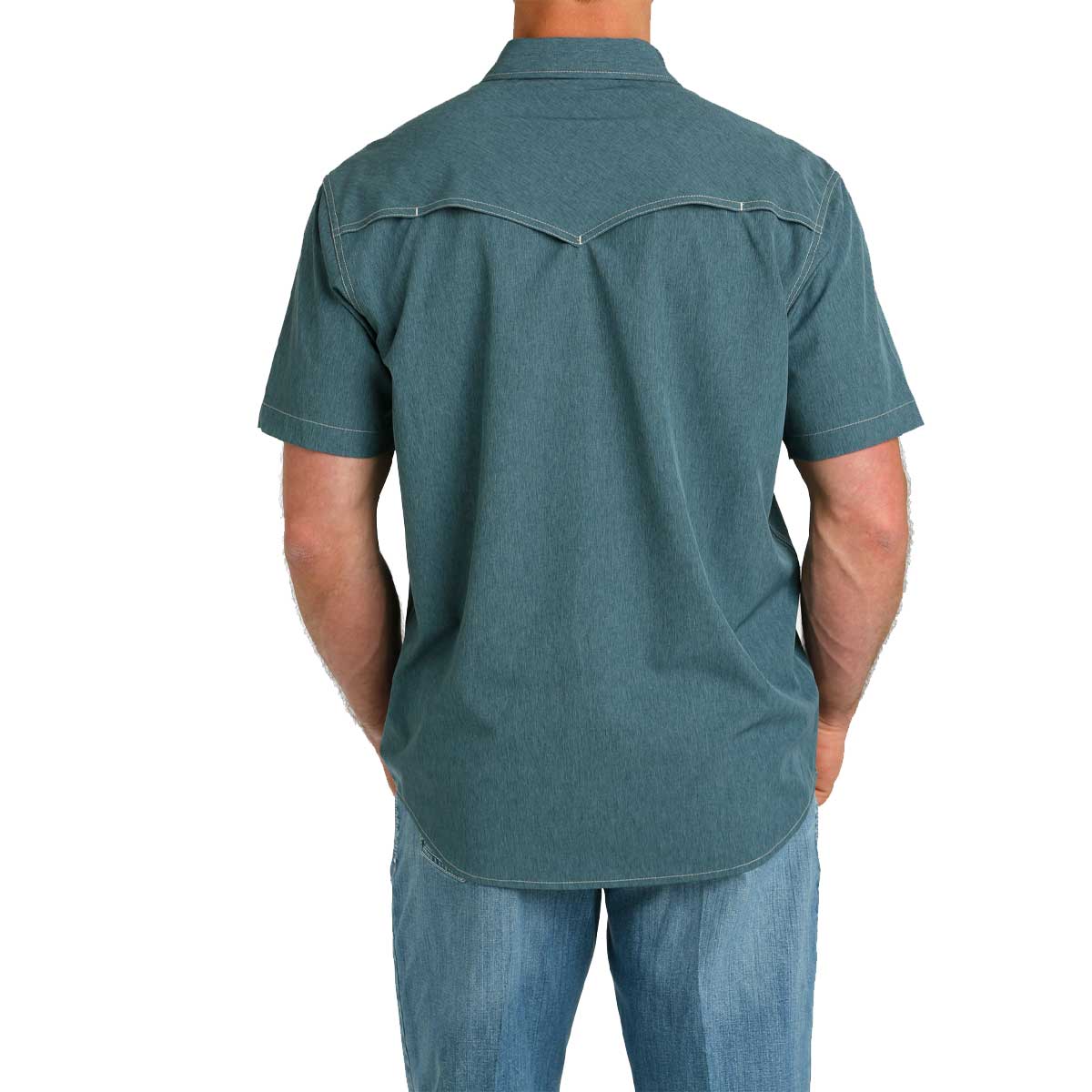 Cinch MTW1402001 Blue SS Camp Shirt - Southern Soule Designs