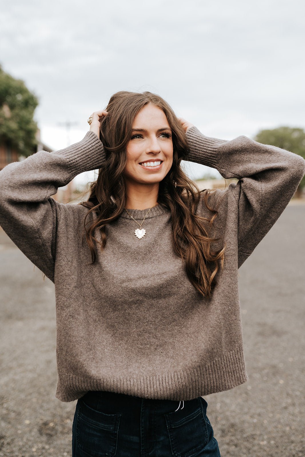 Cirrus Cozy Sweater Burnt Ash Heather ZW254665 - Southern Soule Designs