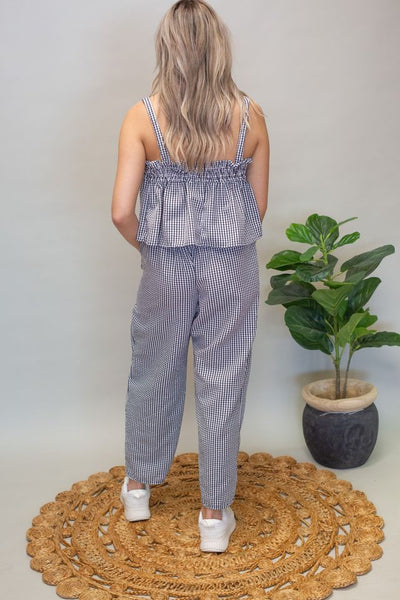 Classic Black Gingham Pants - Southern Soule Designs